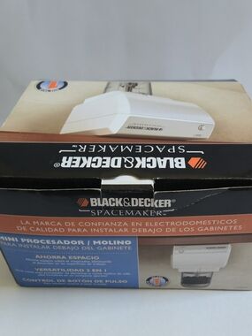 Black & Decker Spacemaker Under Cabinet Coffee Grinder New Open Box White